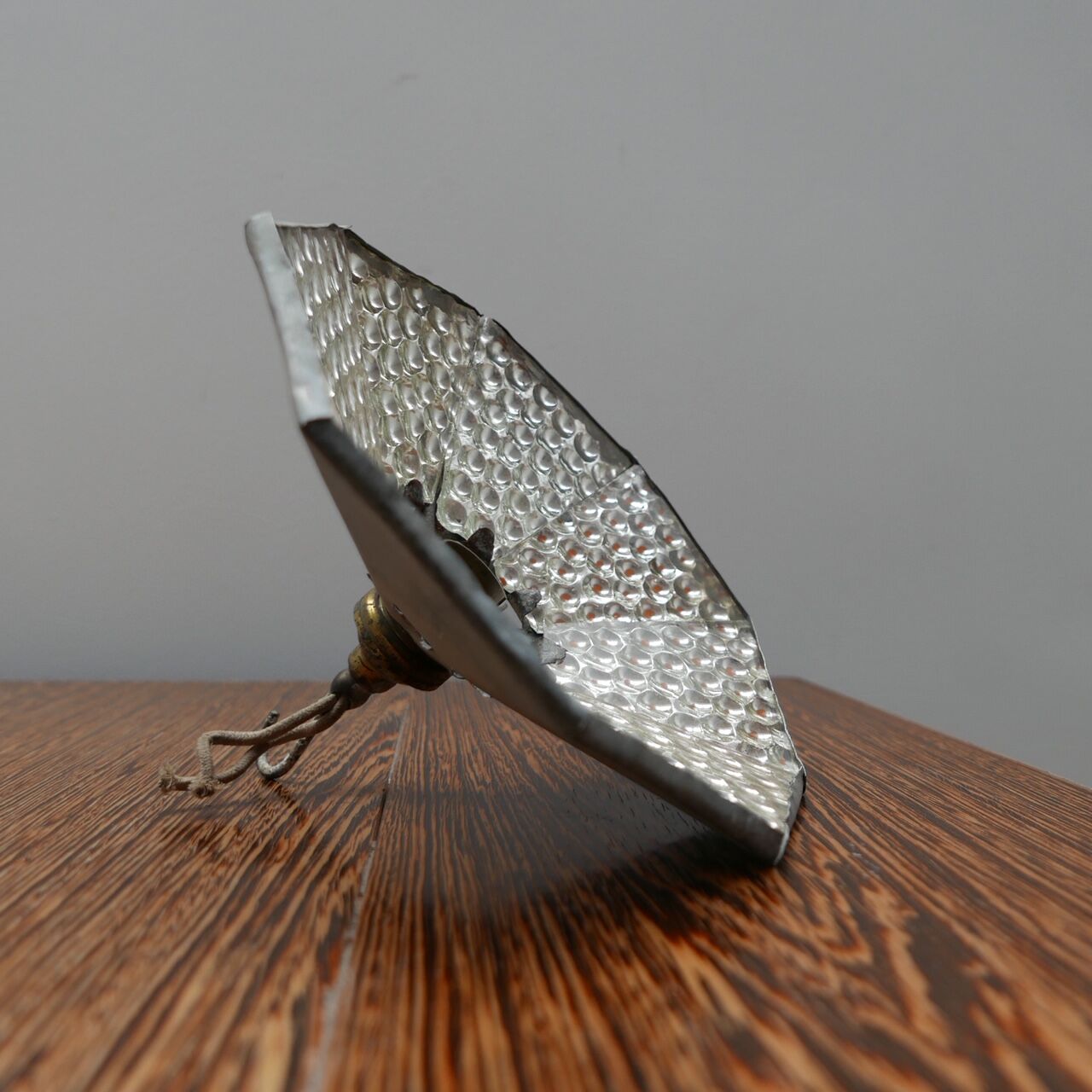 Antique Mirrored Glass Pendant Shade