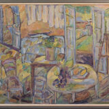 Fauve Interior and Garden Scene