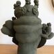 Crowned head in ceramic by Stefania Boemi – Sicily, Italy