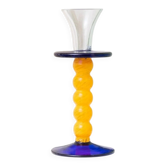 Murano candle holder - postmodern design Memphis Milano - 1980s