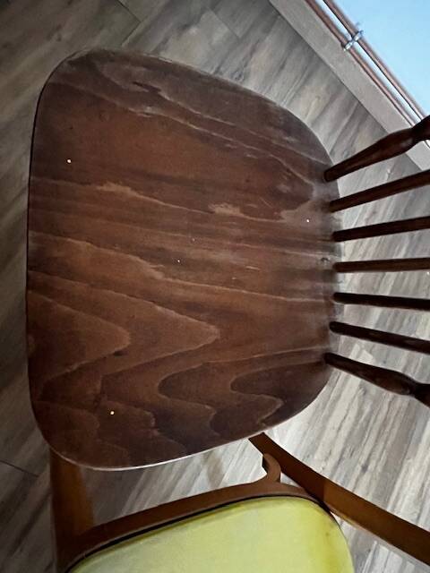 Set of 4 mismatched chairs