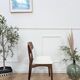 Chaises scandinave teck & tissu