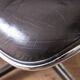 Fauteuil Pollock pour Knoll cuir couleur prune/violet