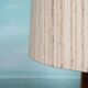 Lampe de table vintage design danois en teck Domus
