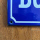 Old enamelled street sign