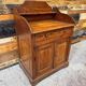 Small kitchen cabinet in pitch pine.
