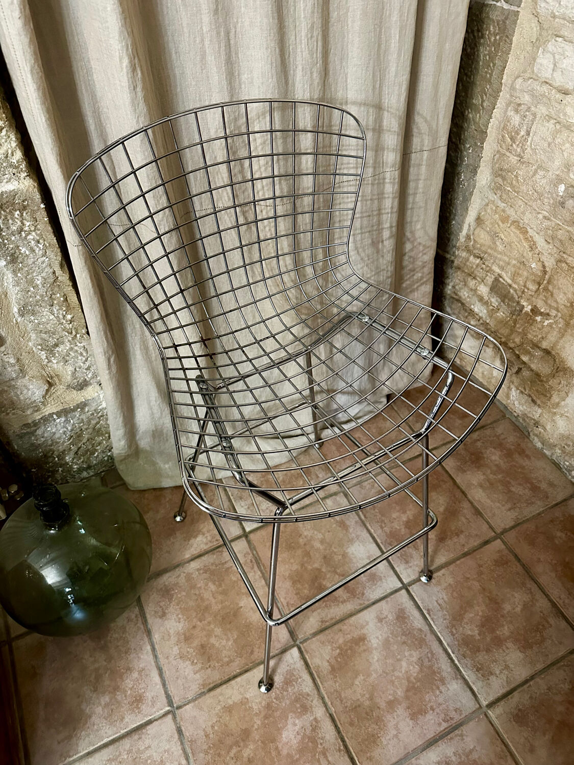 Chaise haute Harry Bertoia