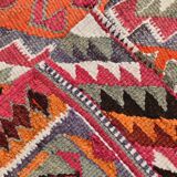 3x10 Vintage Persian Kilim Runner Rug, 97x299Cm