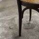 Ungvar Ungarn 1900 dark brown cane bistro chair