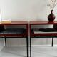 Pair of modernist bedside tables "Horatio" by Kuperus