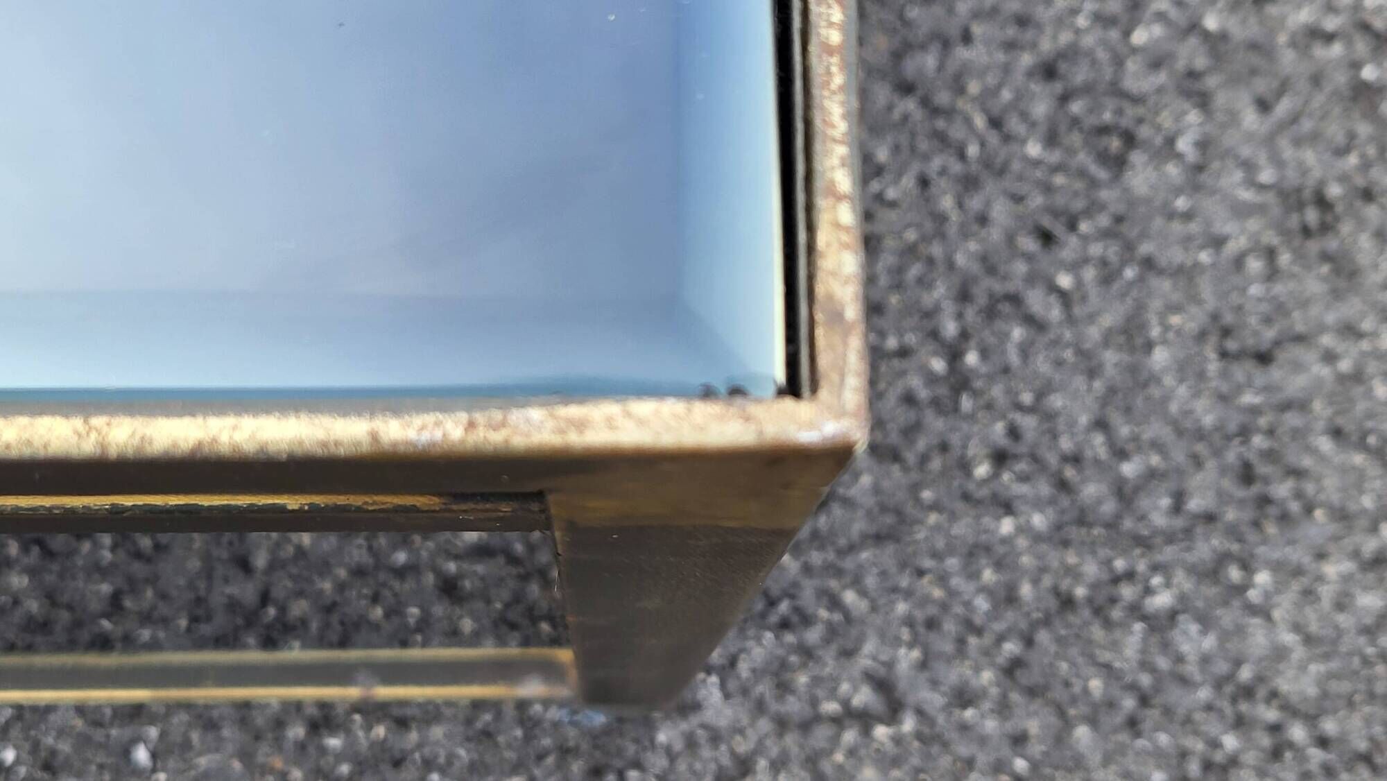 Coffee Table Olivier de Schrijver numbered 3/8 "With marine reflections colours"