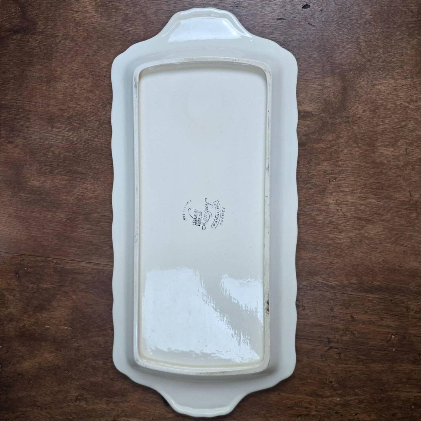 Longwy Panache rectangular dish – 1950s