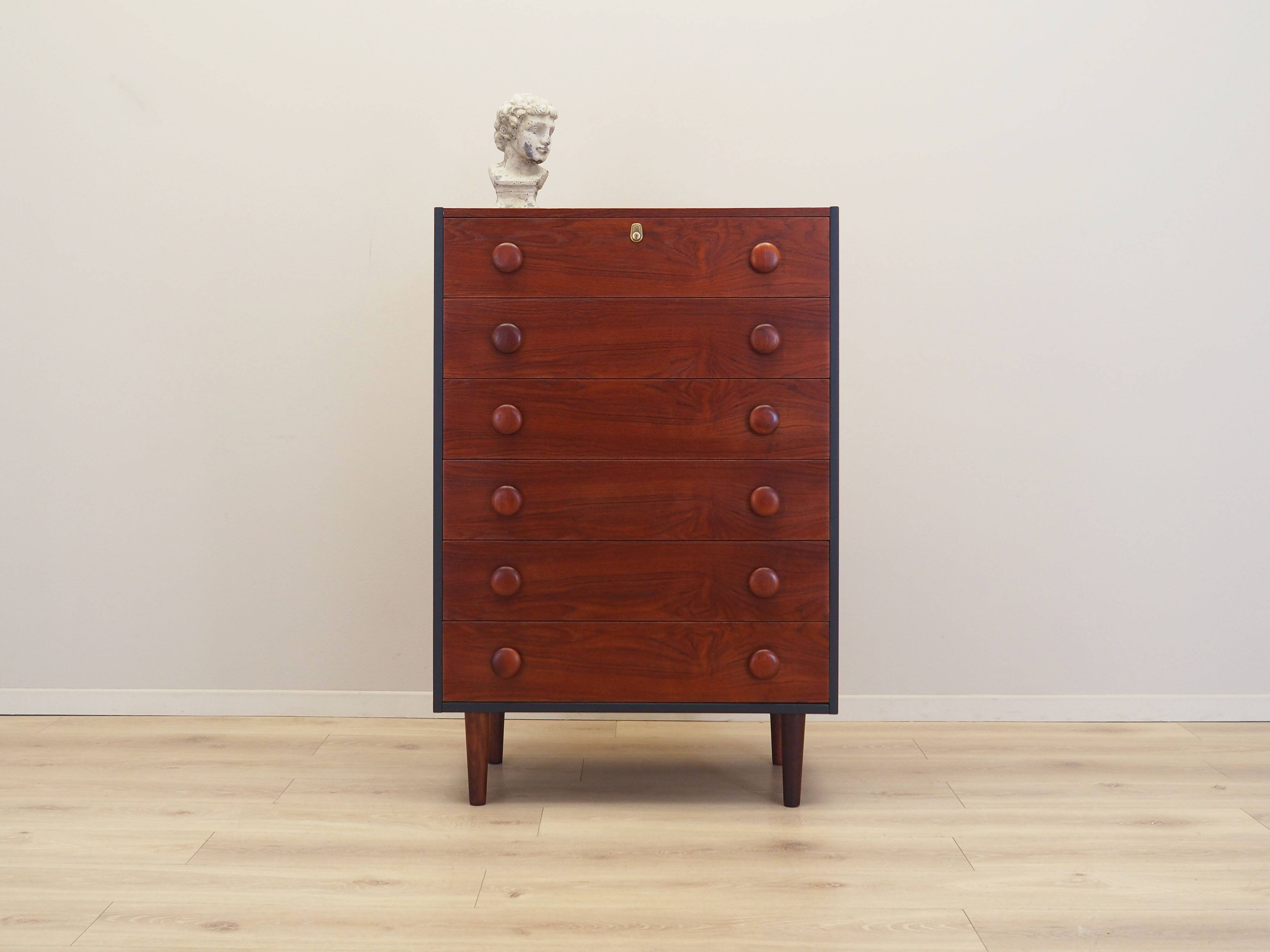 Teak chest of drawers, Danish design, 1970s, production: Denmark