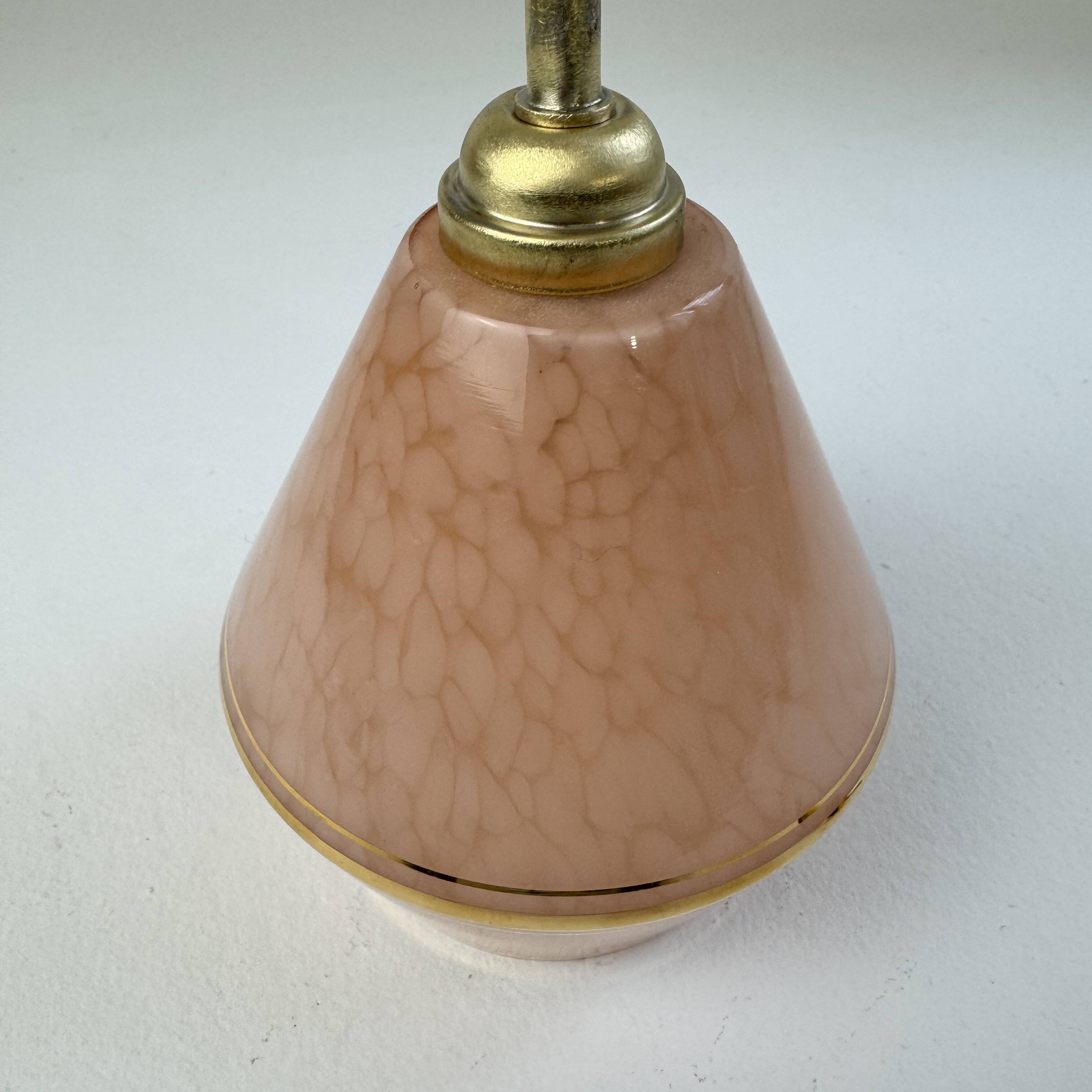 Paire d’appliques en verre de Clichy vintage