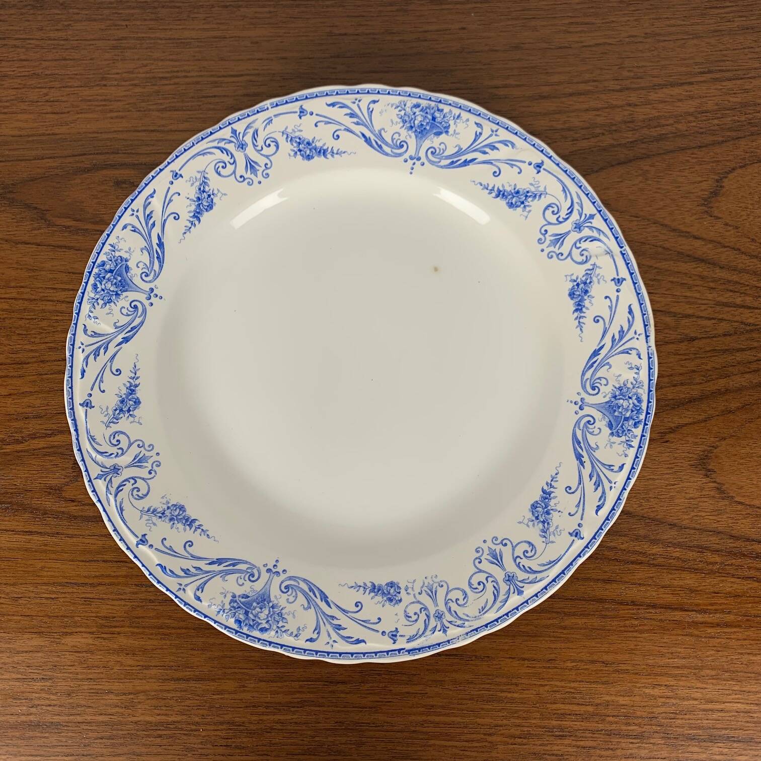 Antique Louis XVI cake dish, BFK, Belgium