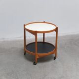 Serving trolley with reversible trays by Hans Bølling for Torben Ørskov, 1960s