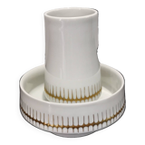 2 old ceramic pots made in Czechoslovakia around 1960s-1970s