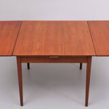 Teak extendable dining table 1960s
