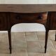 George III curved buffet in cherry wood, late 18th century.