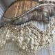 Vintage natural fibers lampshade
