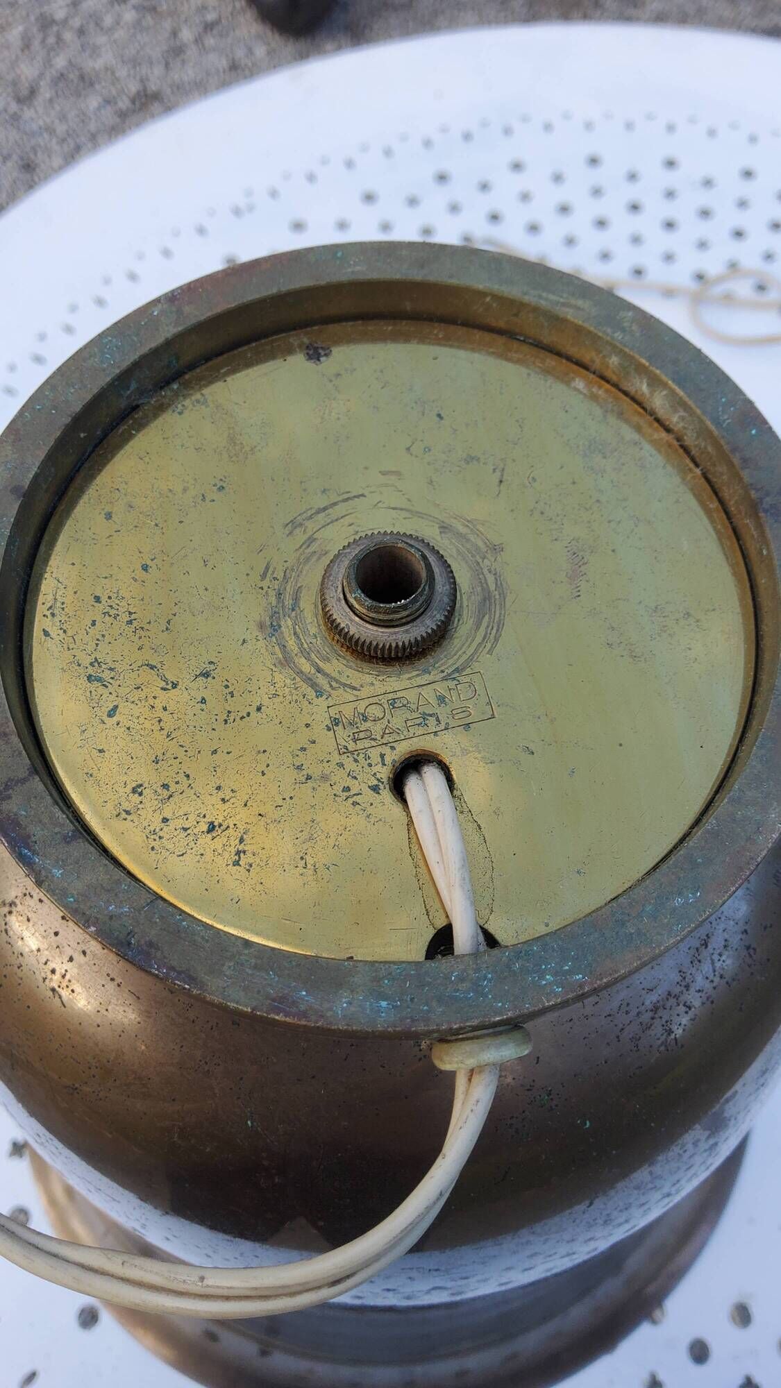 Art deco lamp from the 30s/40s of the Morand house