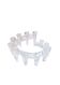 Bougeoir design vintage en plastique transparent