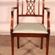 fauteuil de bureau ou autre de style hepplewhite en acajou