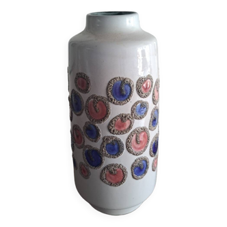Vase germany années 70 à pois