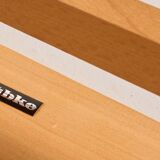 Vintage Scandinavian style dining table, side extensions