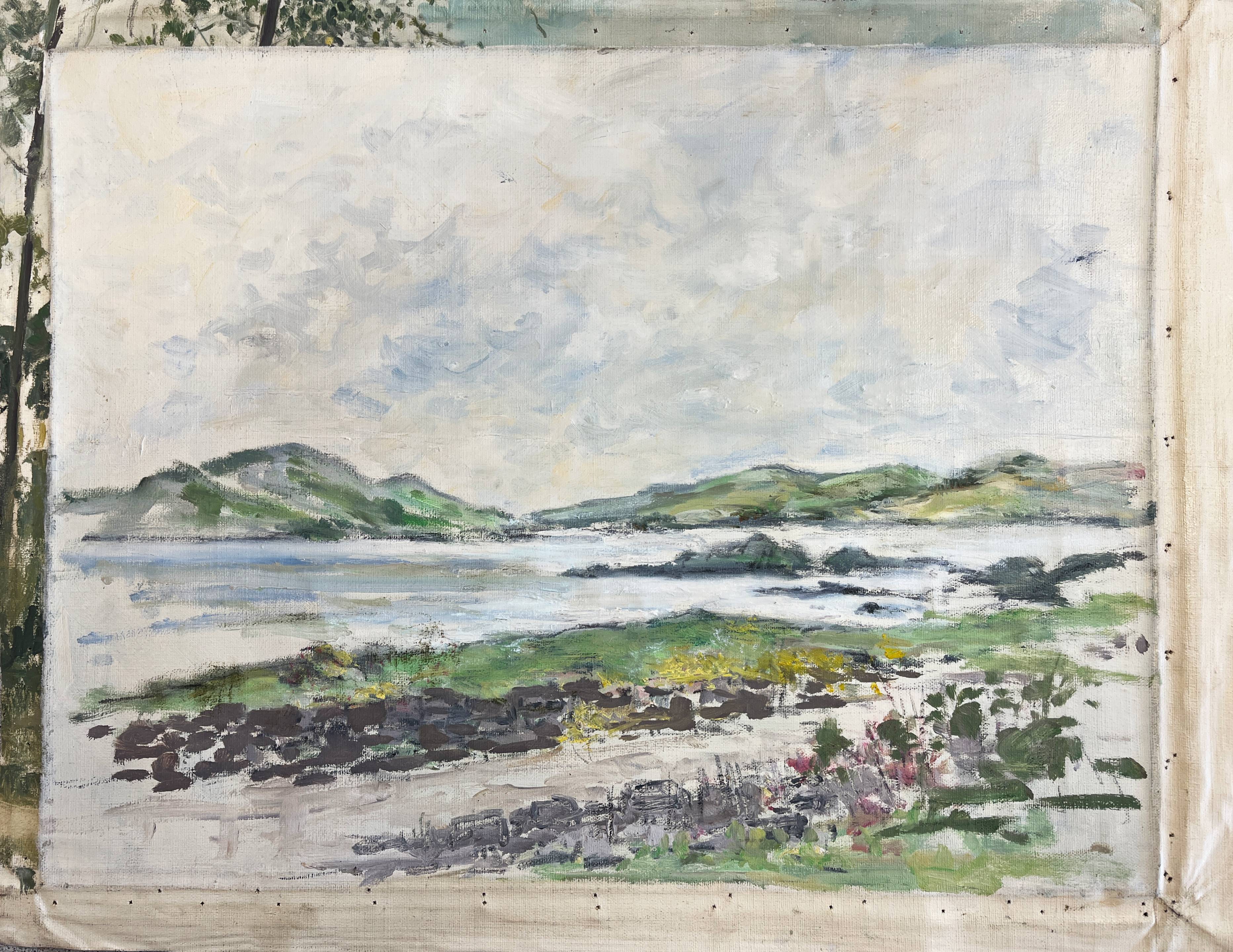 HST painting "Landscape of the Moors" from Ireland? attr. Roger ROZET (1915-2001)