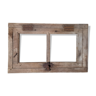 Old window H68xl42cm