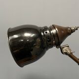 Early model Rademacher table lamp with black enamel shade