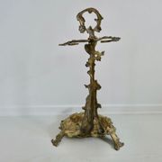 Umbrella door, bronze art deco cane holder