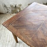 19th century oak farmhouse table 270cm with extensions