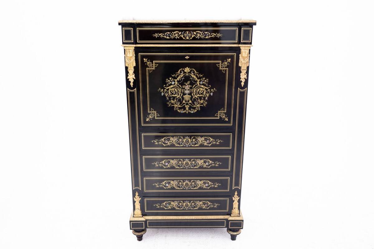 Napoleon style secretary, France, around 1870.