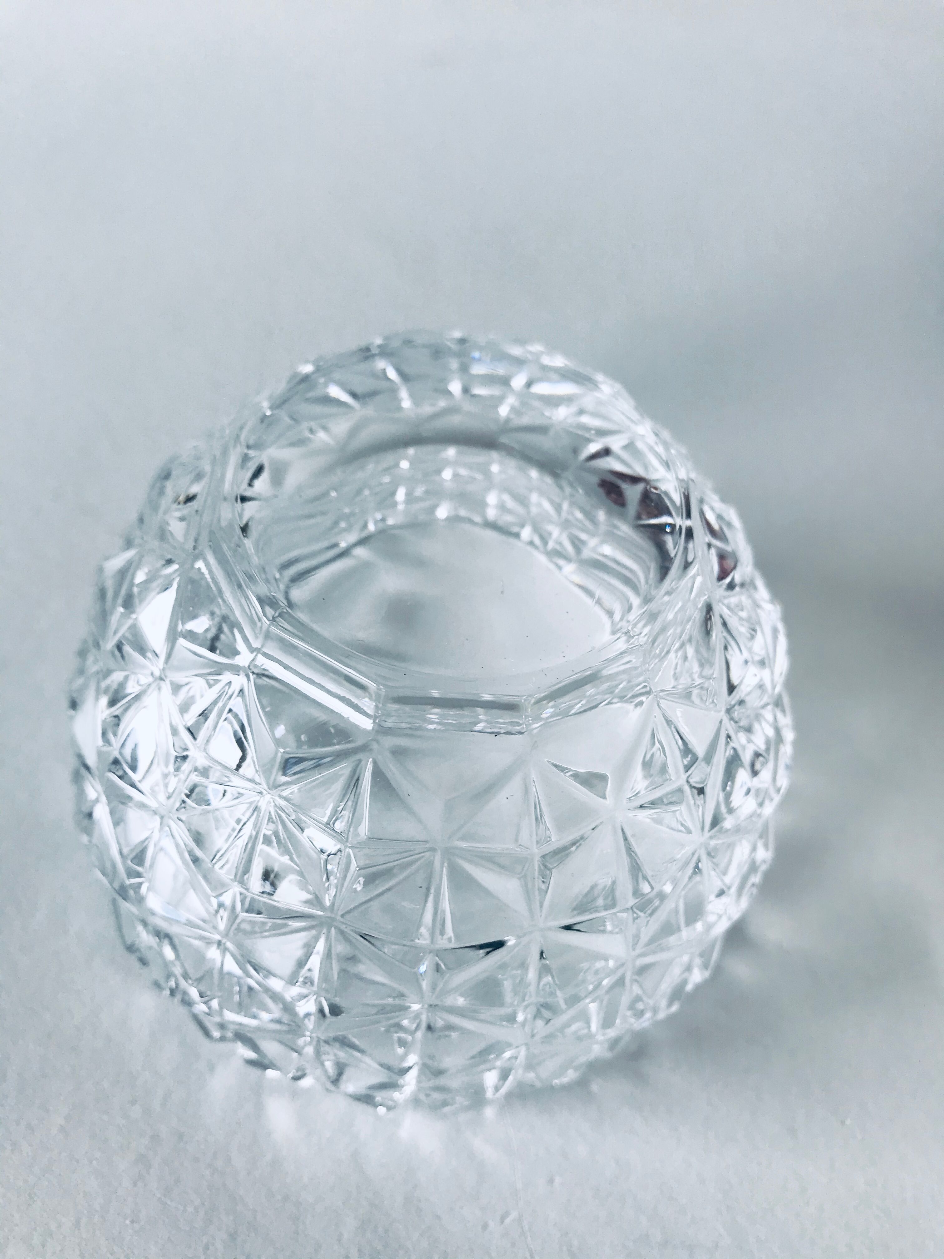 Crystal pineapple candy jar