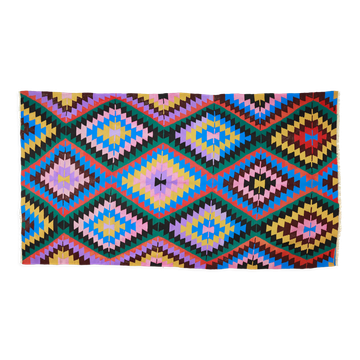 Anatolian handmade kilim rug 335 cm x 185 cm