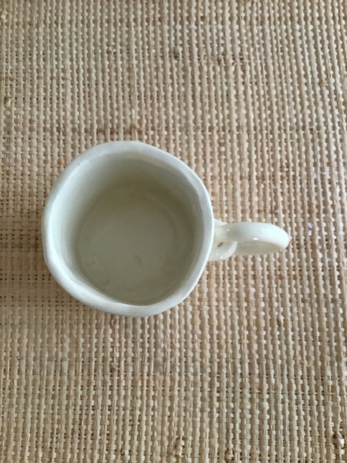 Handmade ceramic cup