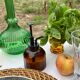 Hong Kong brown glass sprayer / bottle