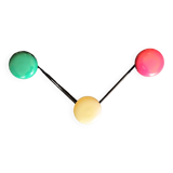 Coat rack in V 3 colors