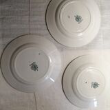 3 assiettes Moulin des loups Service Provence