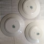 3 plates Moulin des loups Service Provence