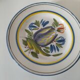 6 earthenware plates from the East - vintage 1960s