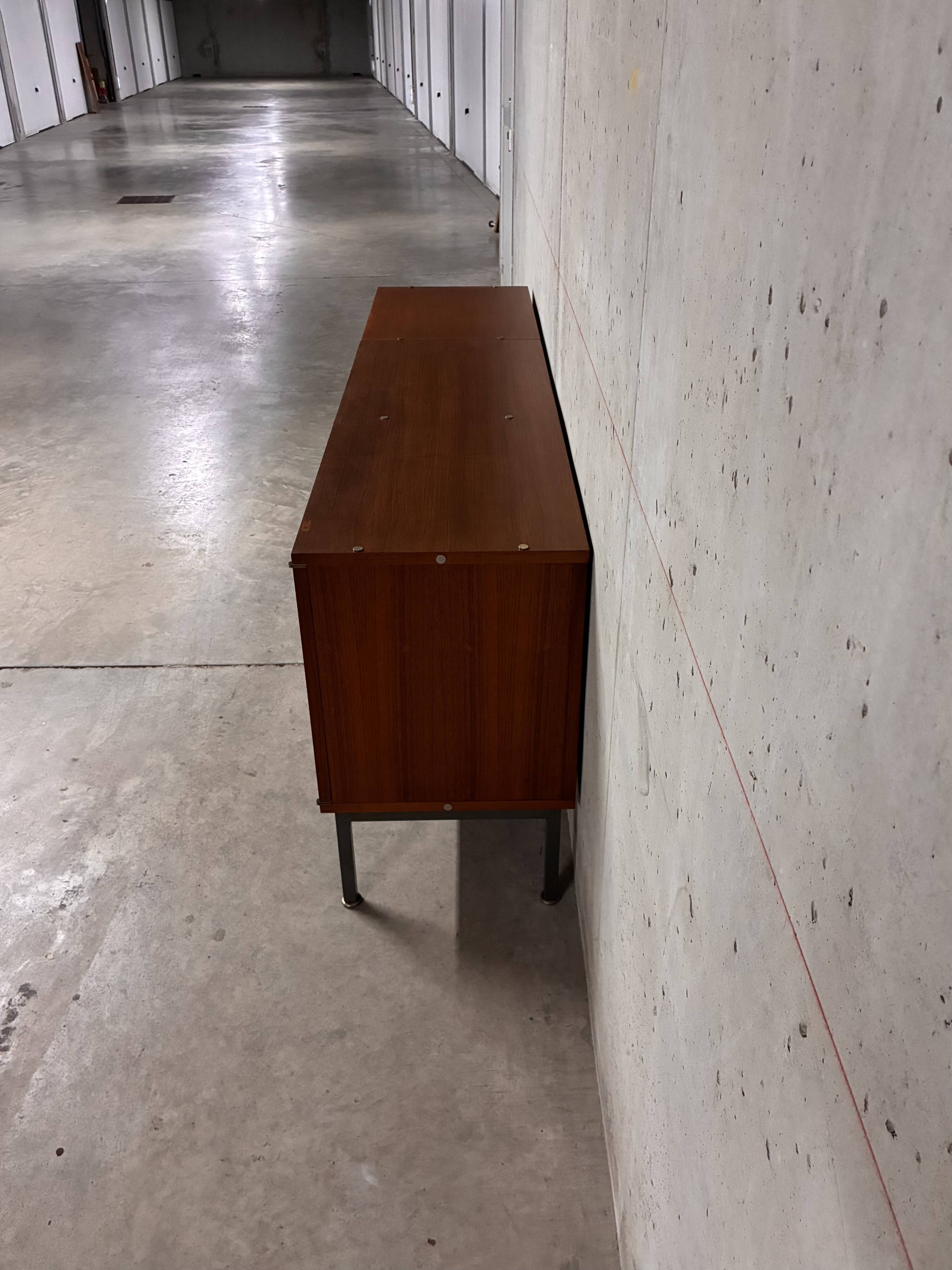 Buffet enfilade XL teck Paolozzi Monopoly vintage années 60