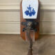 Old wall-mounted coffee grinder