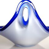 Glass art Coquille bowl by Paul Kedelv for Flygsfors