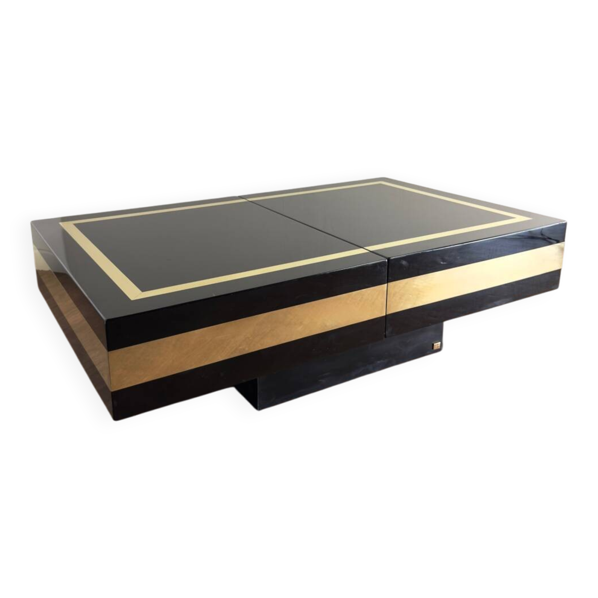 J.C. Mahey bar coffee table – 1970s