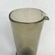 Carafe haute en verre bullé