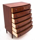 Commode en teck, design danois, années 1960