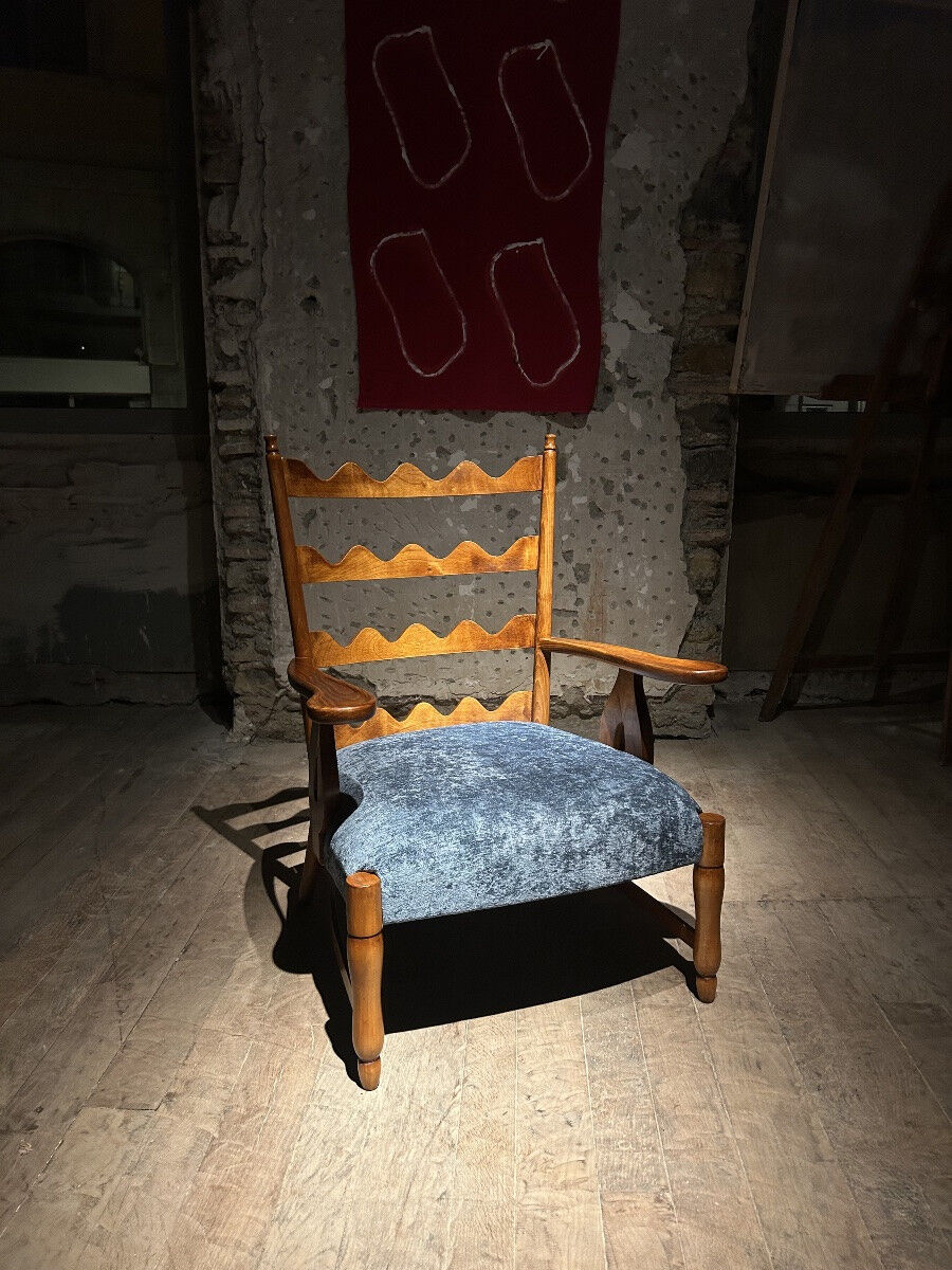 Paolo Buffa - Paire de fauteuils et table basse, 1950